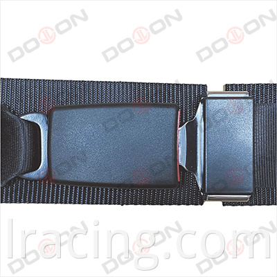 Correas de correas de poliéster 100% clásicas personalizadas 2 "3 puntos Doble hebilla retráctil Cinturones de seguridad de seguridad de poliéster ajustables